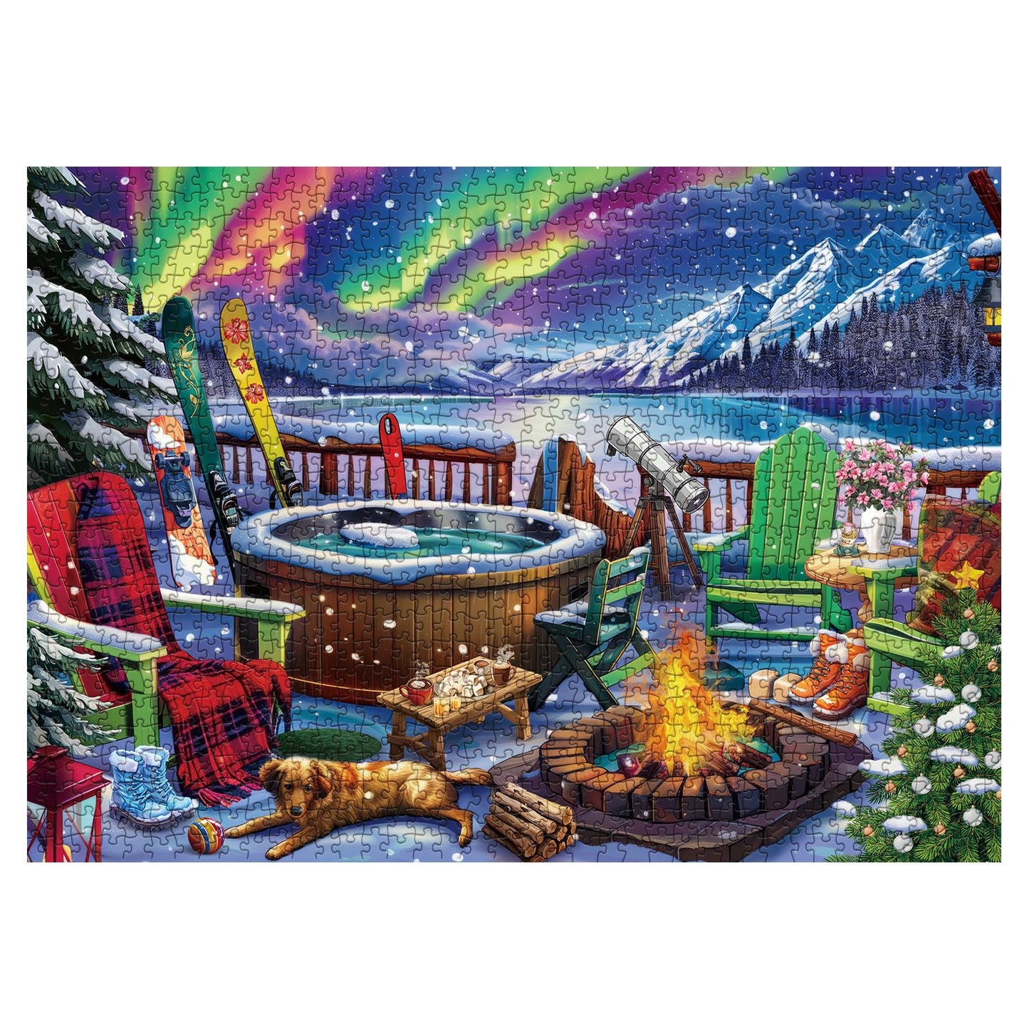 Aurora Retreat Jigsaw Puzzle 1000 Pieces