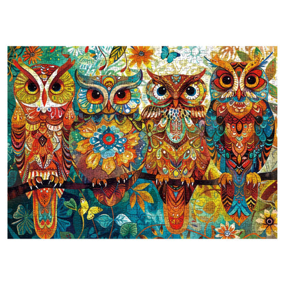 Owlet Quartet Jigsaw Puzzle 1000 Pieces