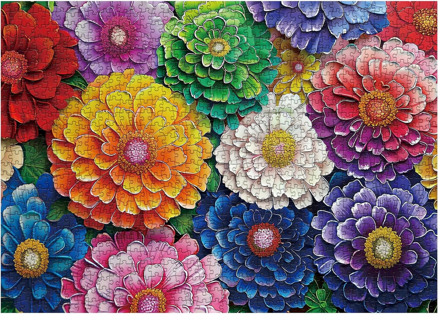 Exquisite Flowers Jigsaw Puzzle 1000 Pieces