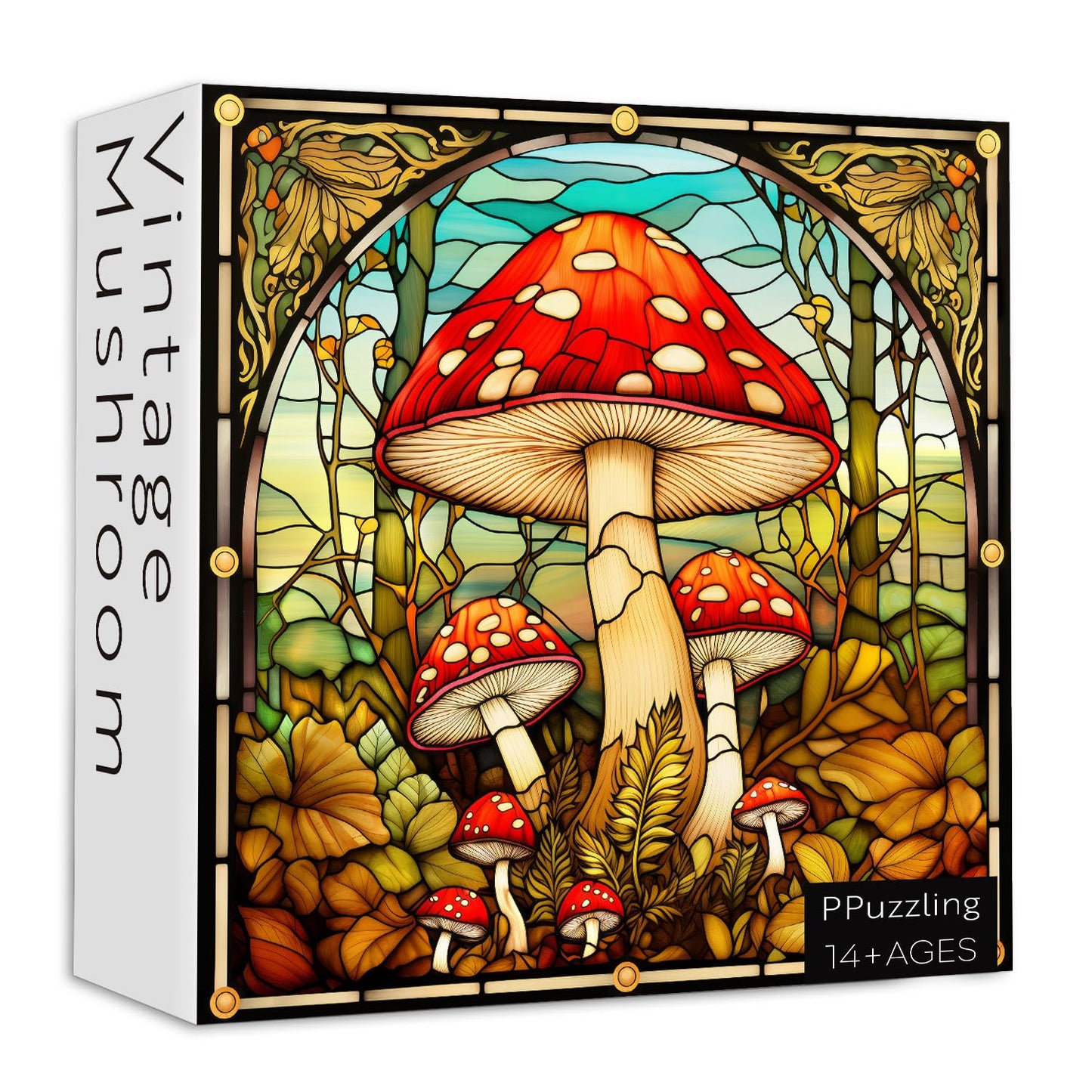 Vintage Mushroom Jigsaw Puzzle 1000 Pieces