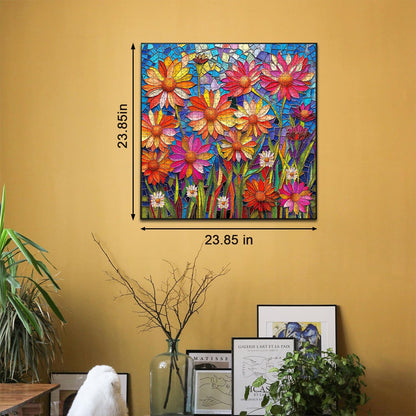 Mosaic of Flowers Jigsaw Puzzle 1000 Pieces