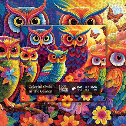 Colorful Owl Jigsaw Puzzle 1000 Pieces