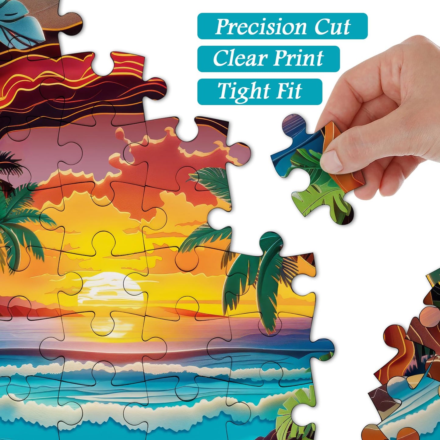 Beach Sunset Jigsaw Puzzle 1000 Pieces