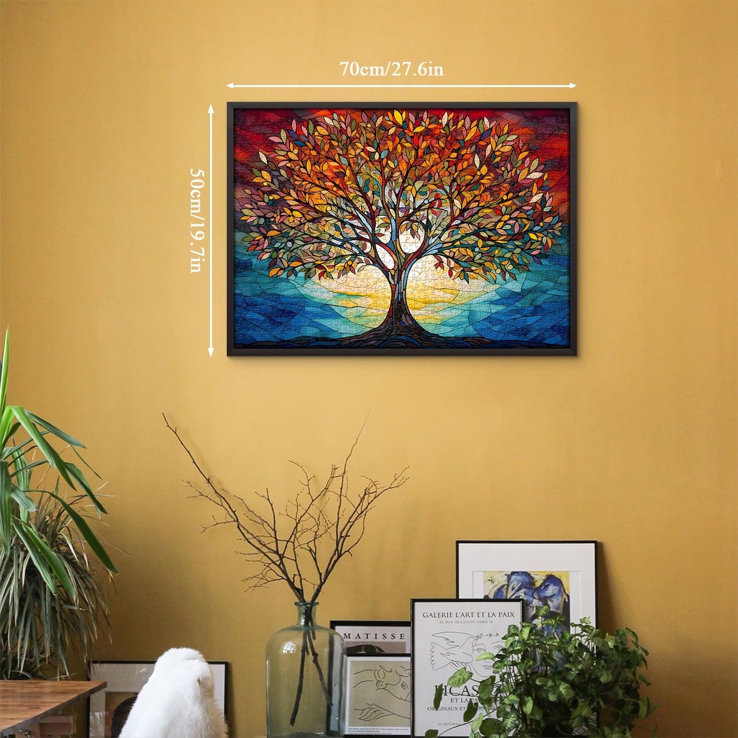 Mosaic Tree of Life Jigsaw Puzzle 1000 Pieces