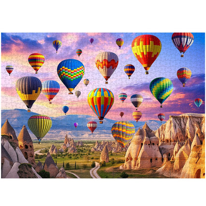 Colorful Hot Air Balloon Jigsaw Puzzle 1000 Pieces