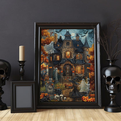 Haunted House Party Jigsaw Puzzle 1000 Pieces