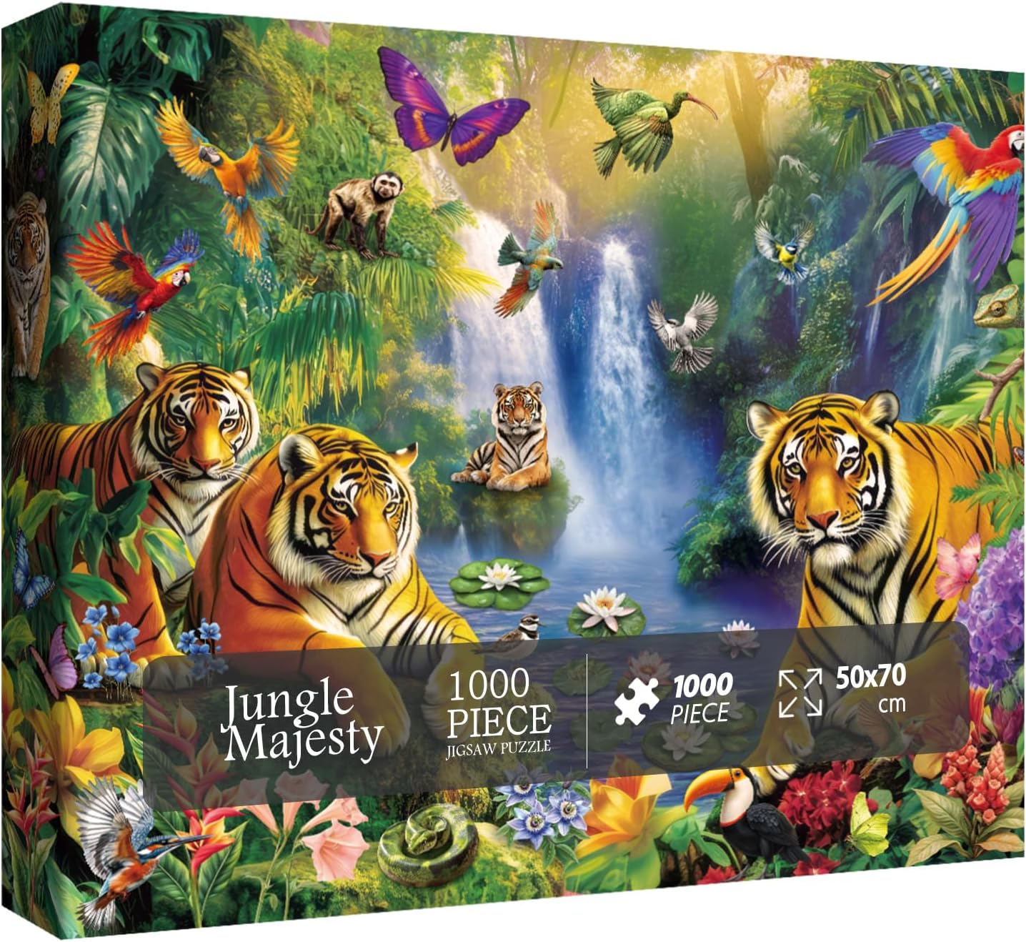 Jungle Majesty Jigsaw Puzzle 1000 Pieces