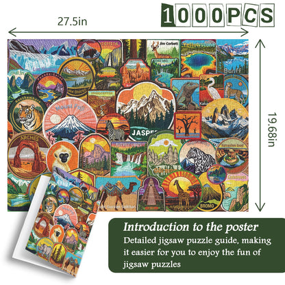 National Parks Jigsaw Puzzle 1000 Pieces