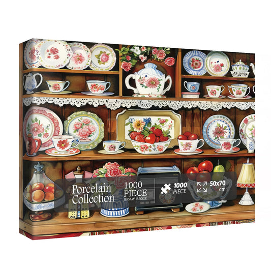 Porcelain Collection Jigsaw Puzzle 1000 Pieces