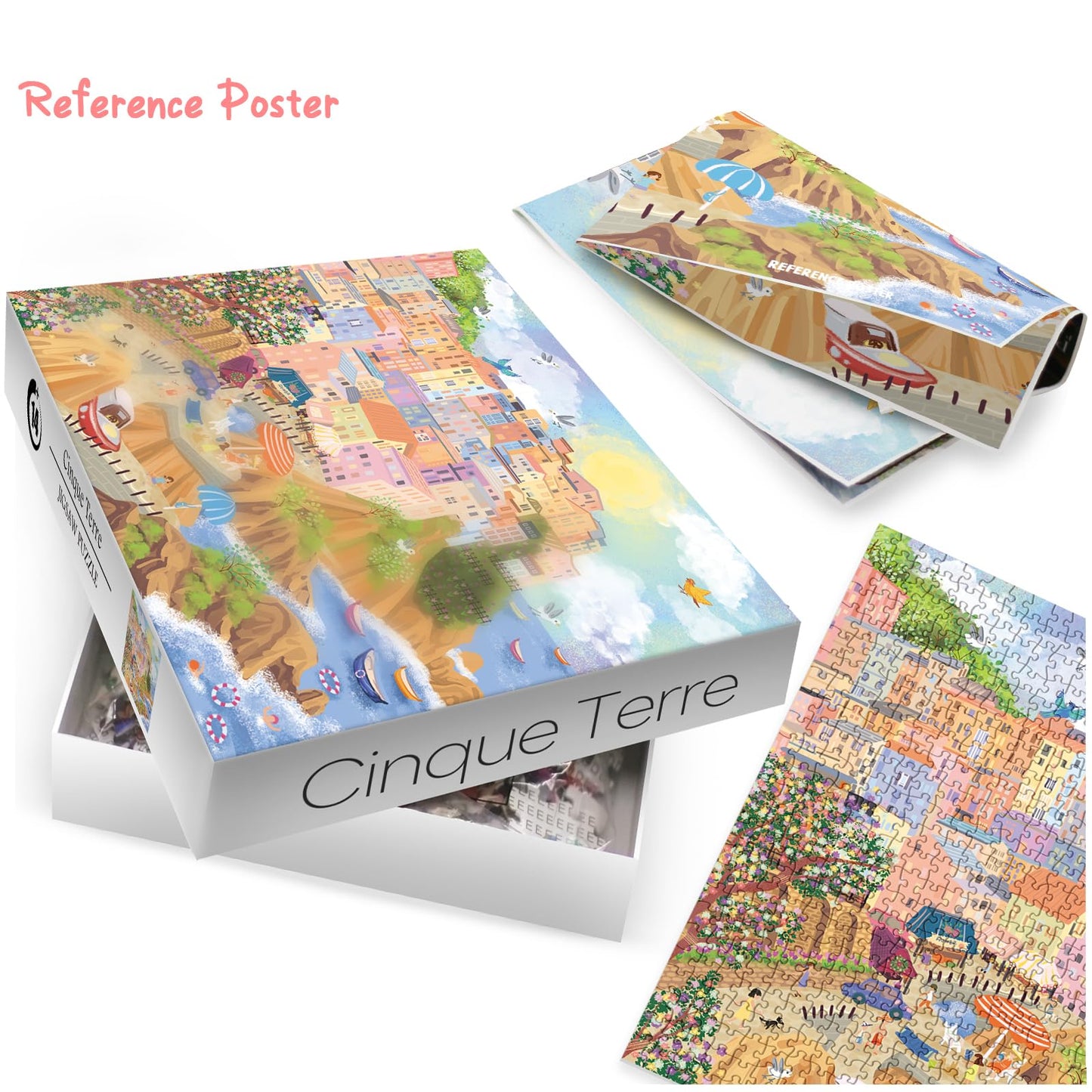 Cinque Terre Italian Jigsaw Puzzle 1000 Pieces