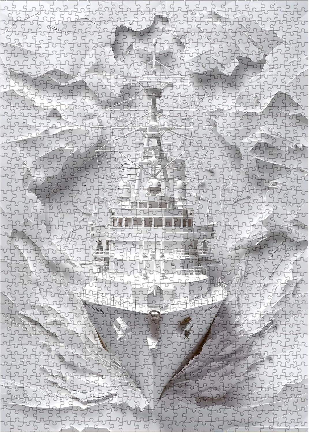 White Warship Jigsaw Puzzle 1000 Pieces