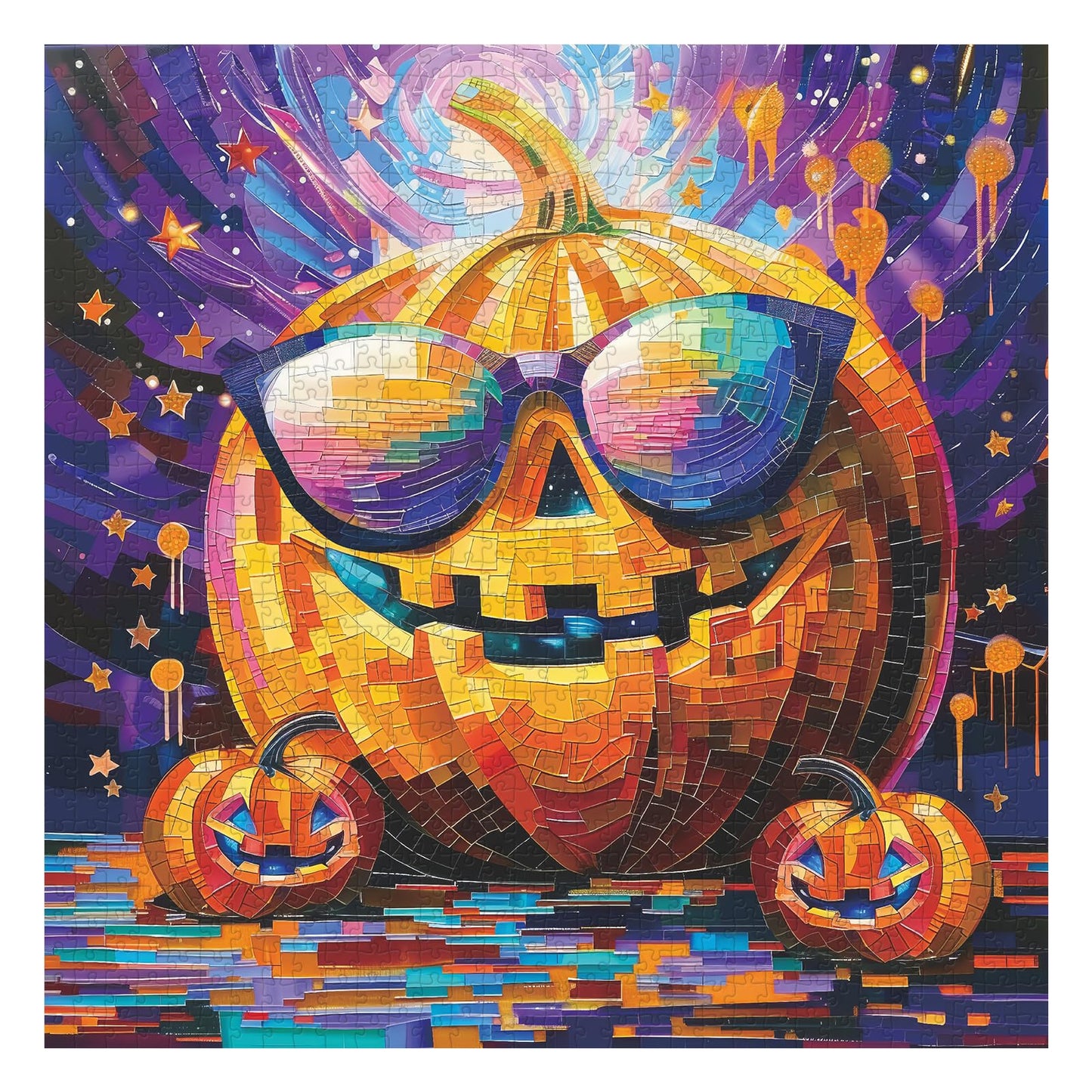 Disco Pumpkin Jigsaw Puzzle 1000 Pieces