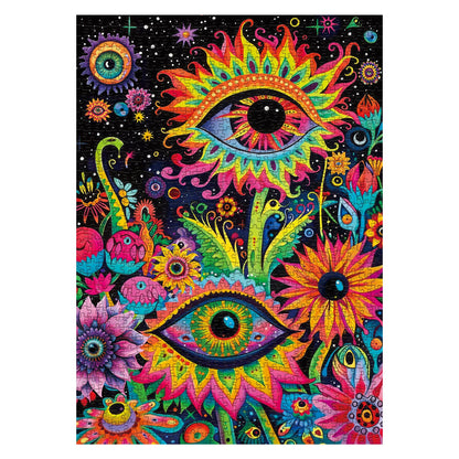 Psychedelic Eyes Jigsaw Puzzle 1000 Pieces