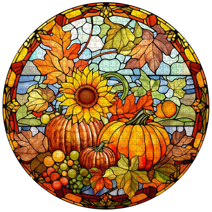 Pumpkins & Sunflowers Jigsaw Puzzle 1000 Pieces