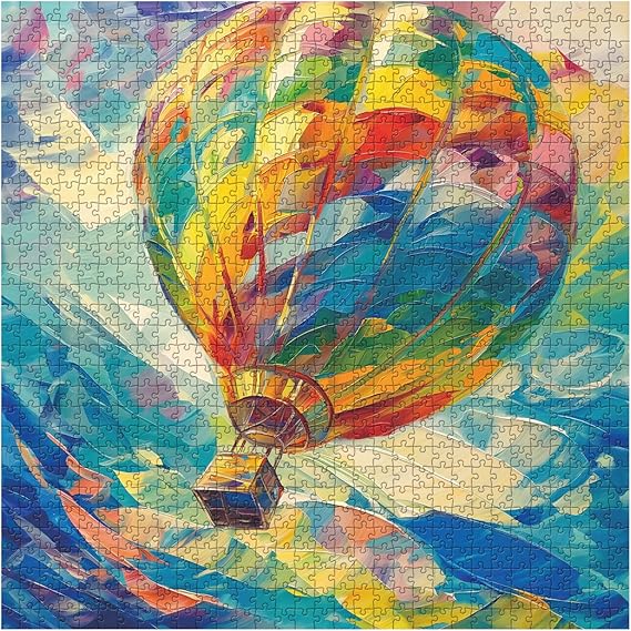 Floating Colors Jigsaw Puzzle 1000 Pieces