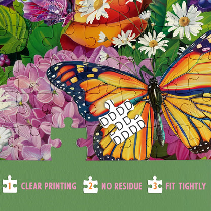 Spring Butterfly Jigsaw Puzzle 1000 Pieces