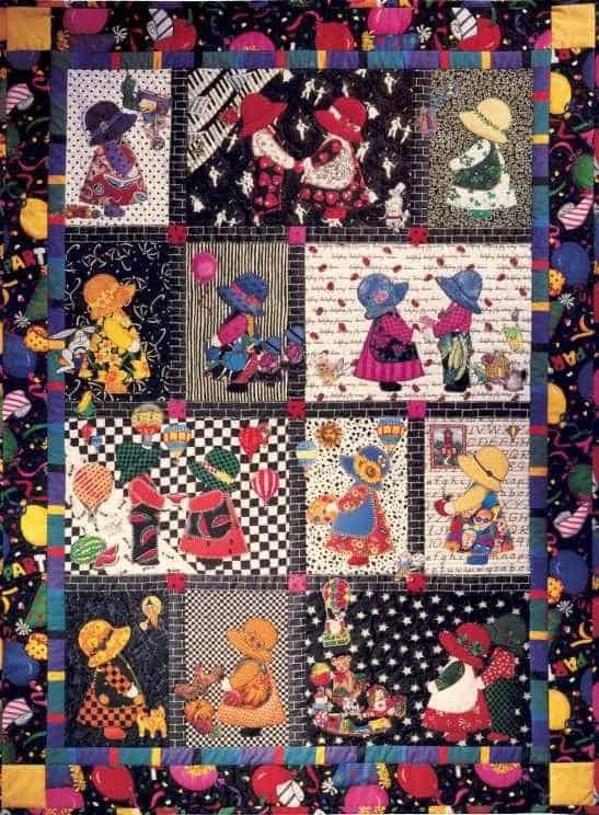 Sunbonnet Sue CLA271223170 Quilt Blanket