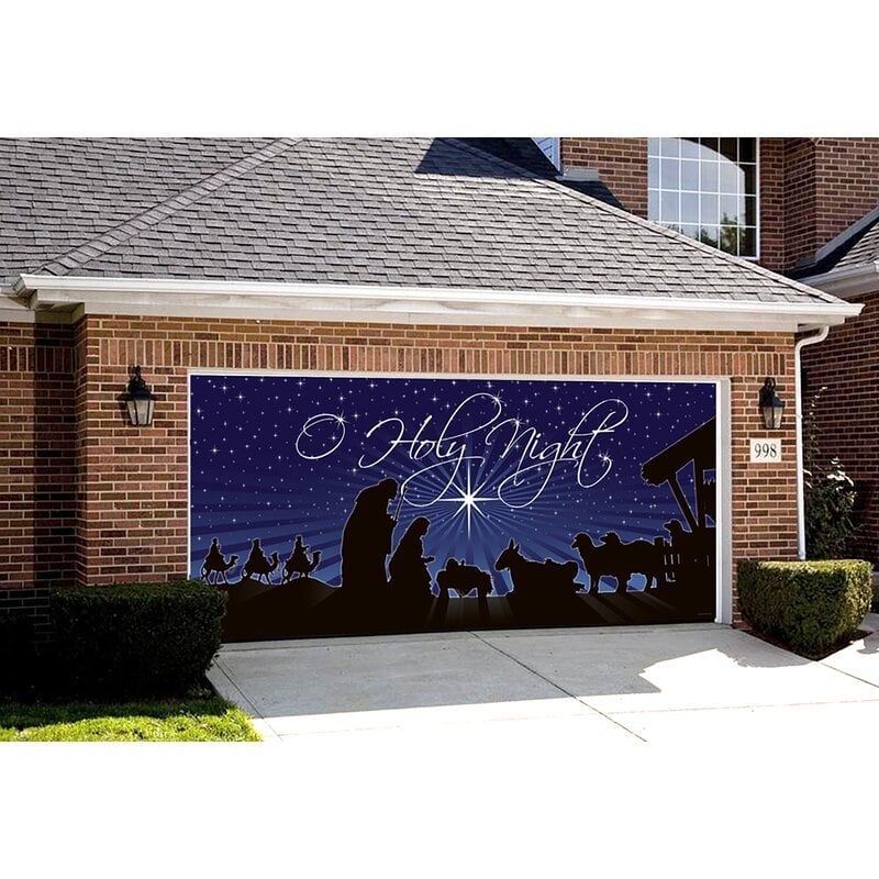 Christmas Mural for Garage Door