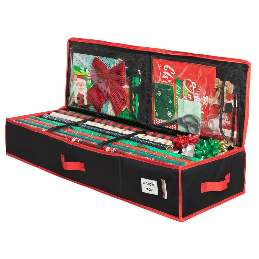 Christmas Wrapping Paper Storage Container