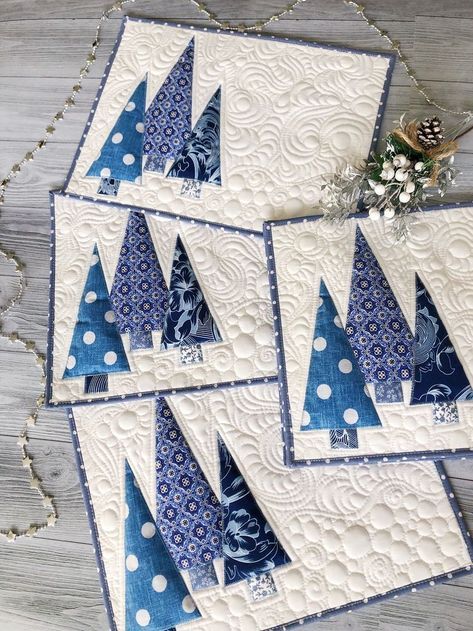 Christmas Tree CLA060123080 Quilted Placemats