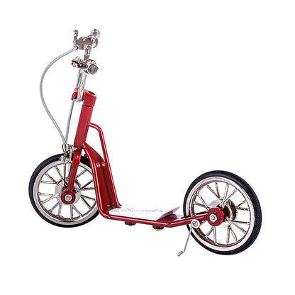 DIY Metal Handmade Scooter Model Crafts Decoration - Red FS-0065 Model Building Kits 2020 New Arrival