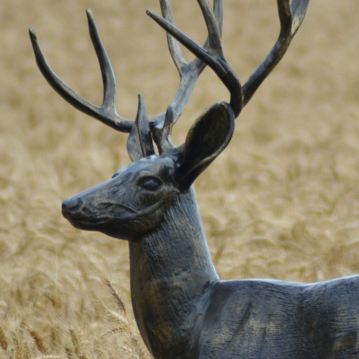 Wild Stag 148cm Bronze Metal Garden Statue