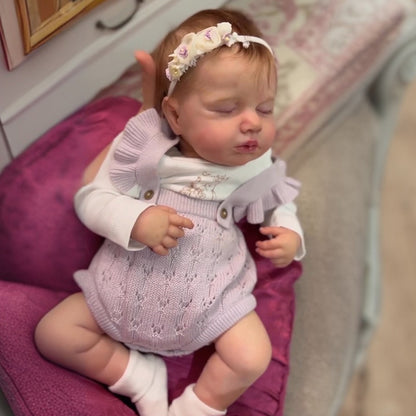 Flexible Full Silicone Baby Doll Cheryl 12"&16" Aectheics Hyper Realistic Newborn Sleeping Reborn Dolls That Just Like A Real Baby