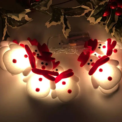 LED Christmas Snowman String Lights