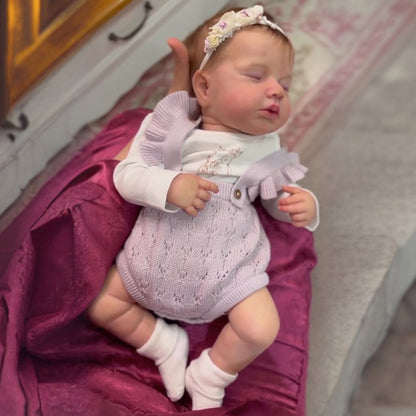 Flexible Full Silicone Baby Doll Cheryl 12"&16" Aectheics Hyper Realistic Newborn Sleeping Reborn Dolls That Just Like A Real Baby