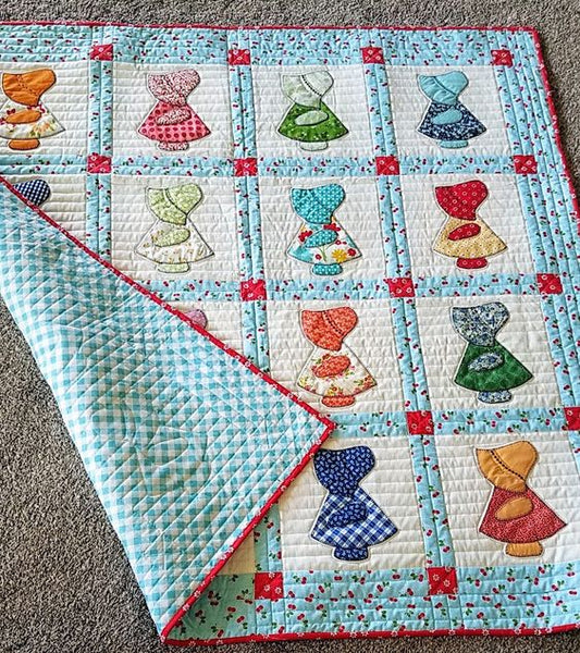 Sunbonnet Sue CLA15122312 Quilt Blanket