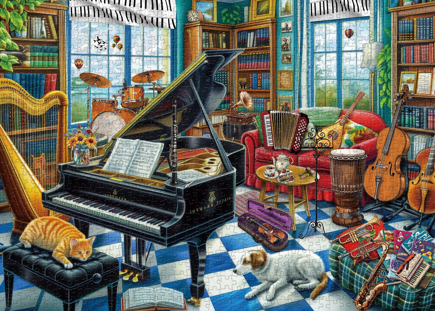 Music Room Jigsaw Puzzle 1000 Pieces