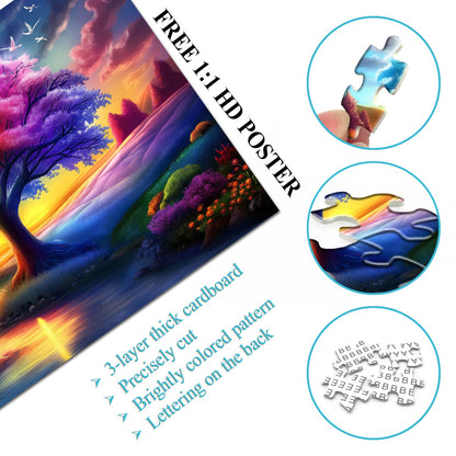 Rainbow Tree of Life Jigsaw Puzzle 1000 Pieces