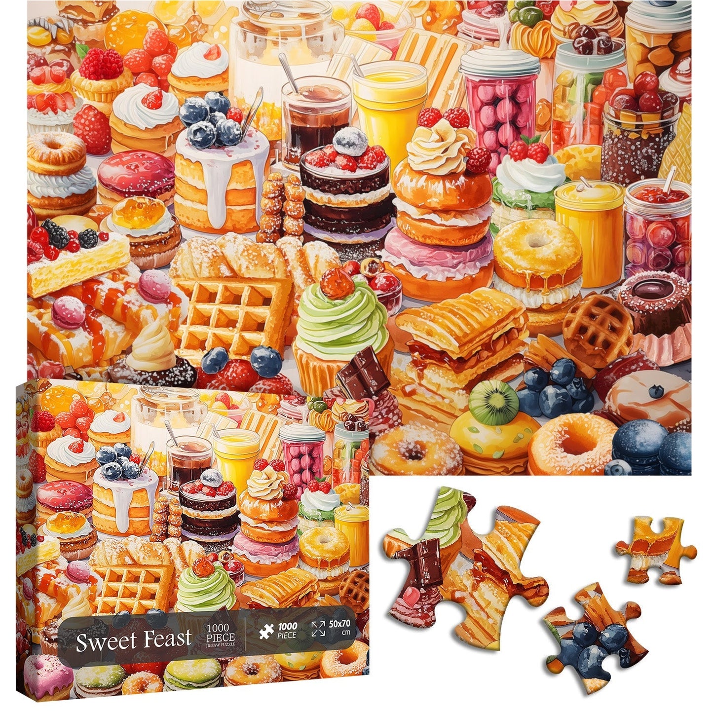 Sweet Feast Jigsaw Puzzle 1000 Pieces