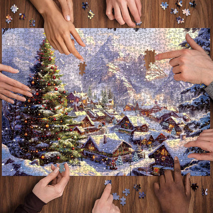 Yuletide Village Jigsaw Puzzle 1000 Pieces