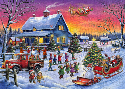 Christmas Funland Jigsaw Puzzle 1000 Pieces