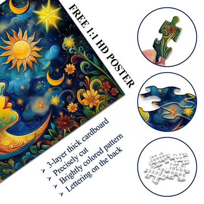 Moon Starry Night Jigsaw Puzzle 1000 Pieces