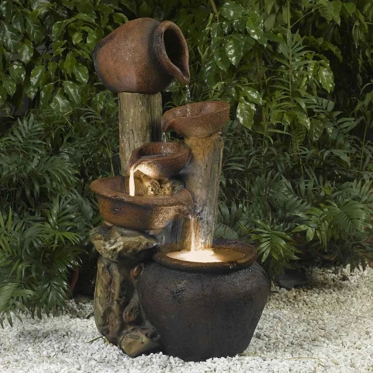 Pentole Pot Fountain with LED Light