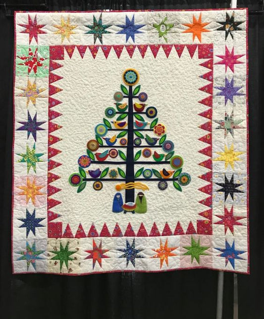 Bird Christmas Tree CLA261223042 Quilt Blanket