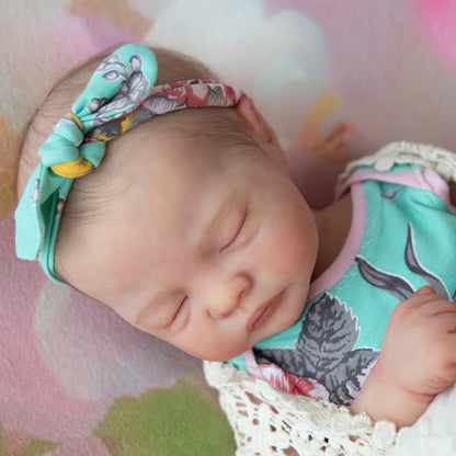 12"&16" Soft Touch Flexible Waterproof Silicone Real Baby Feeling Reborn Baby Doll Girl Maely By Dollreborns