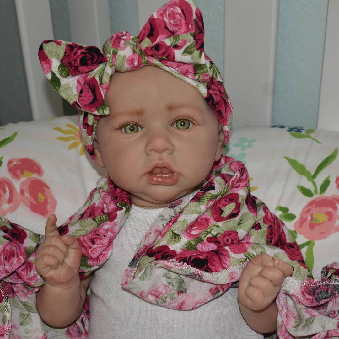 16" Soft Touch Real Lifelike Rebron Baby Zahara Full Body Solid Silicone Bendable Reborn Dolls Girl By Dollreborns