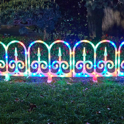 Christmas Fence Lights 8PCS