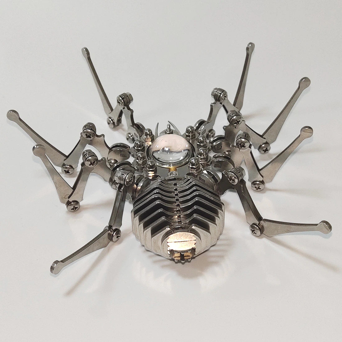 3D Metal Mechanical Assembled Model Handmade Crafts for Home Decor - Spider