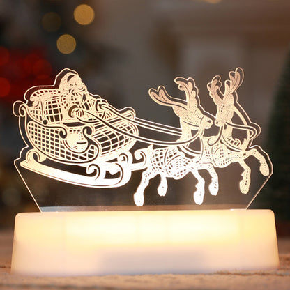 Christmas neon atmosphere light small night light ornaments