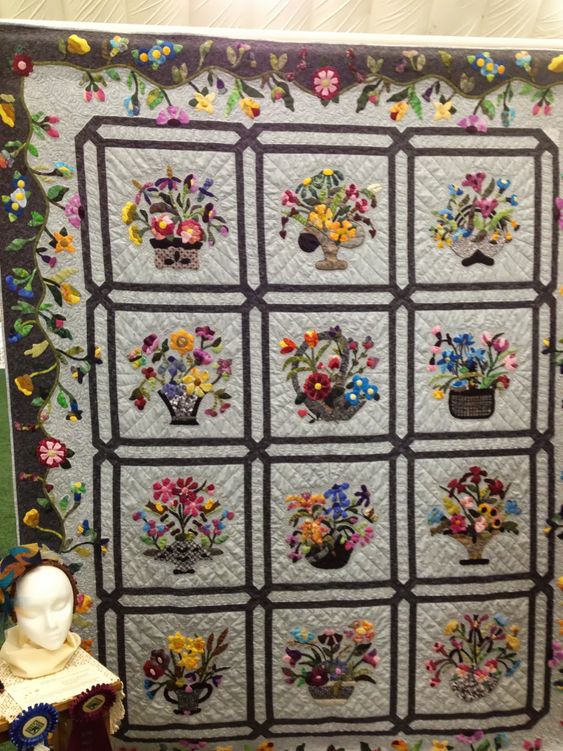 Flower Basket CLA221223148 Quilt Blanket