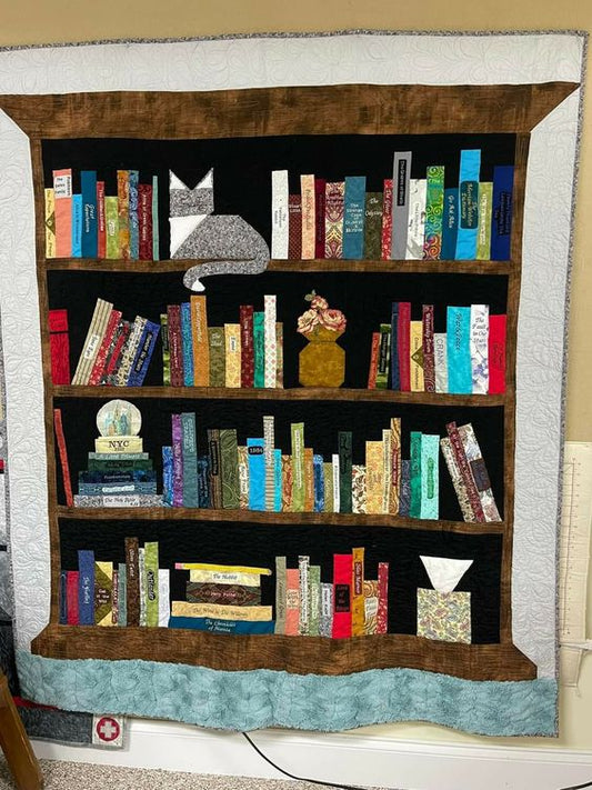 Bookcase CLA120324021 Quilt Blanket