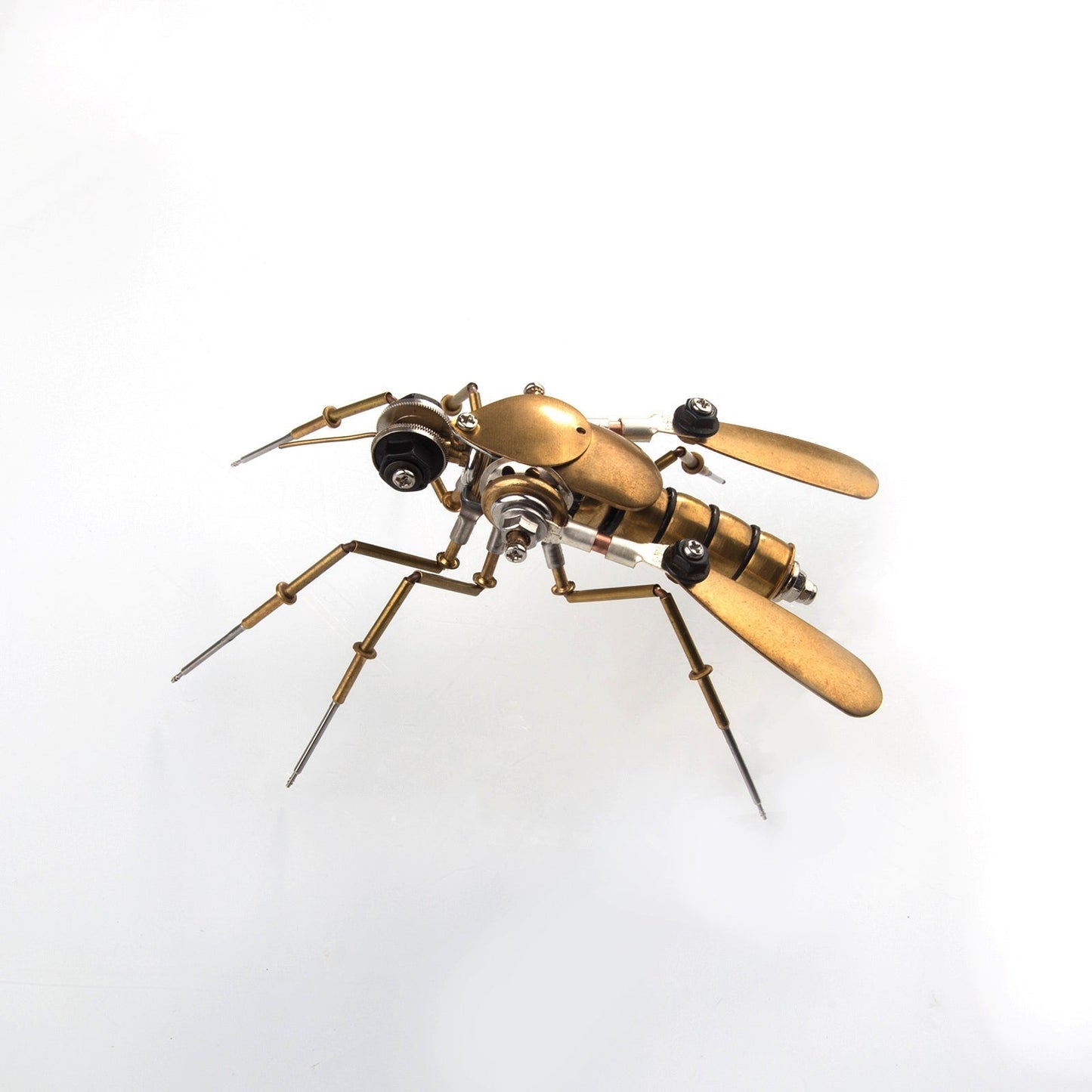 90Pcs Steampunk Insect Metal Model Kits Mechanical Crafts for Home Decor - Mosquito