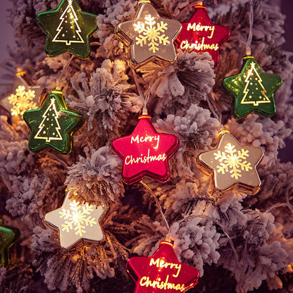 Christmas Colorful Star Led String Lights