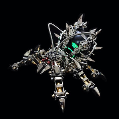 800pcs DIY 3D Metal Spider King Model Kit Bluetooth Speaker Assembly Difficult Puzzle