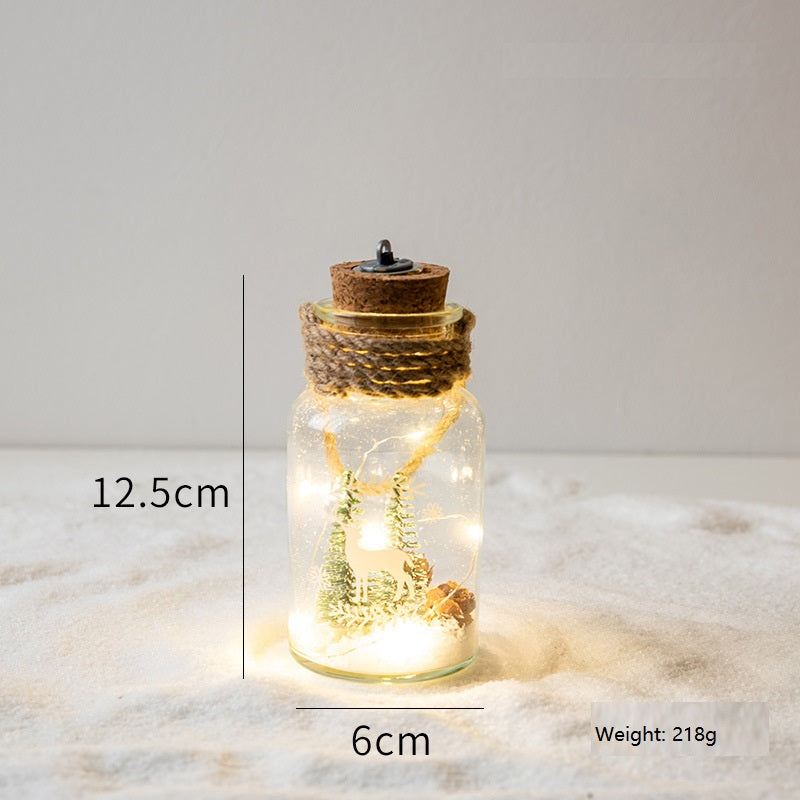 Christmas Luminous Glass Night Light