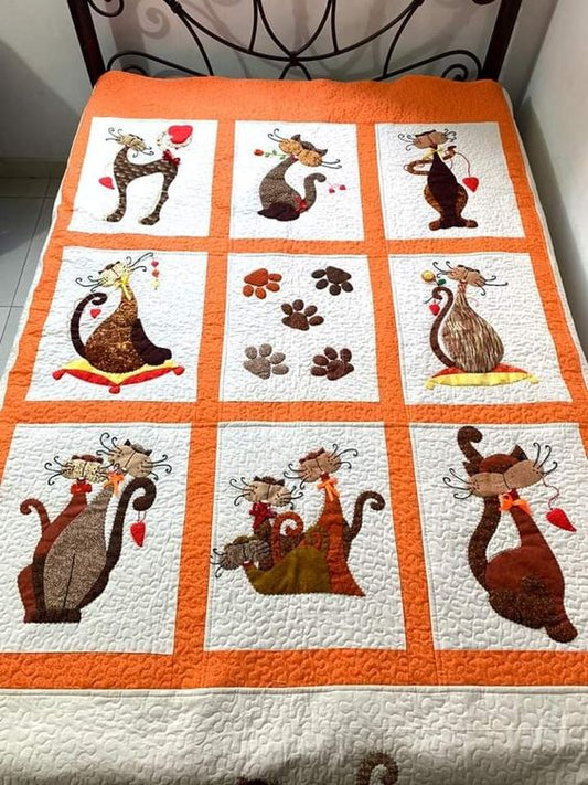 Cats CLA15112318 Quilt Blanket